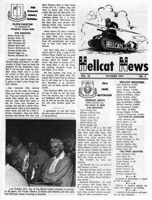 Primary view of object titled 'Hellcat News, (Maple Park, Ill.), Vol. 28, No. 2, Ed. 1, October 1974'.
