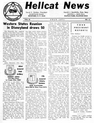 Primary view of object titled 'Hellcat News, (Maple Park, Ill.), Vol. 25, No. 11, Ed. 1, July 1971'.