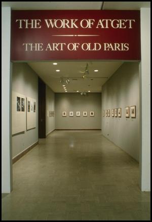 Primary view of object titled 'The Work of Atget: The Art of Old Paris [Exhibition Photographs]'.