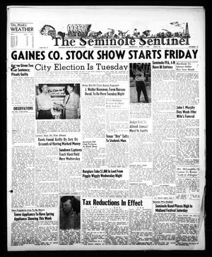 Primary view of object titled 'The Seminole Sentinel (Seminole, Tex.), Vol. 47, No. 18, Ed. 1 Thursday, April 1, 1954'.