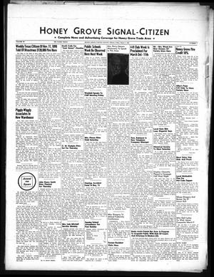 Primary view of object titled 'Honey Grove Signal-Citizen (Honey Grove, Tex.), Vol. 66, No. 7, Ed. 1 Friday, March 2, 1956'.
