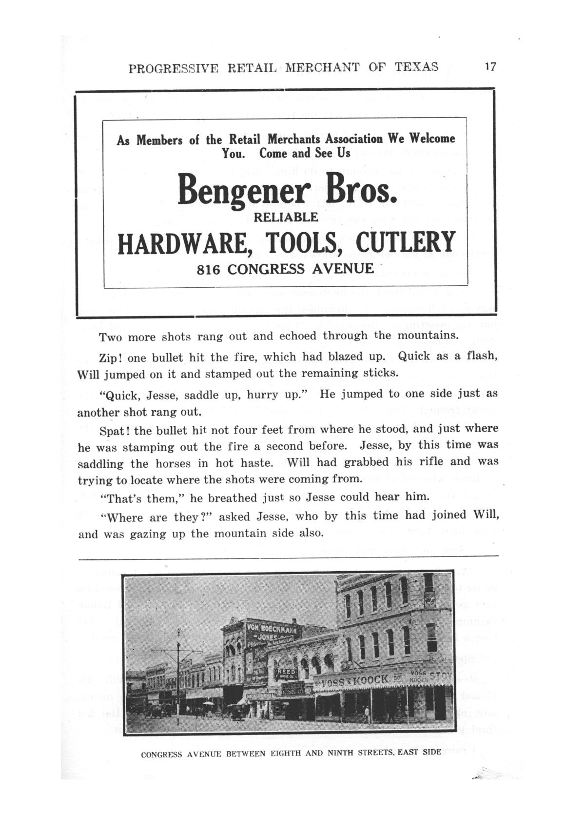 Progresive Retail Merchant of Texas, Volume 1, Number 2, July 1915
                                                
                                                    17
                                                