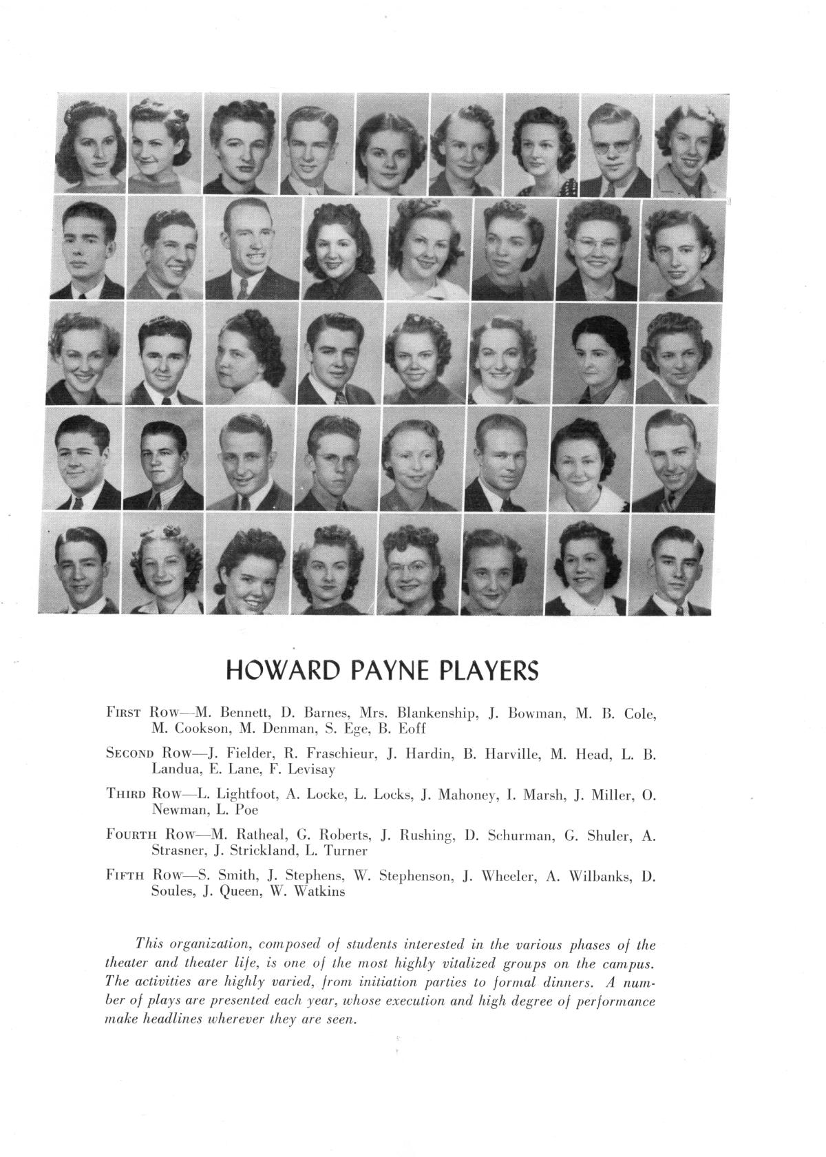 The Lasso, Yearbook of Howard Payne College, 1940
                                                
                                                    50
                                                