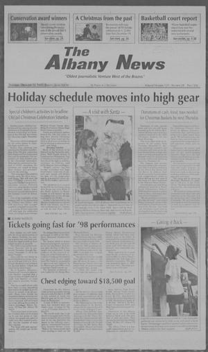 Primary view of object titled 'The Albany News (Albany, Tex.), Vol. 123, No. 28, Ed. 1 Thursday, December 10, 1998'.