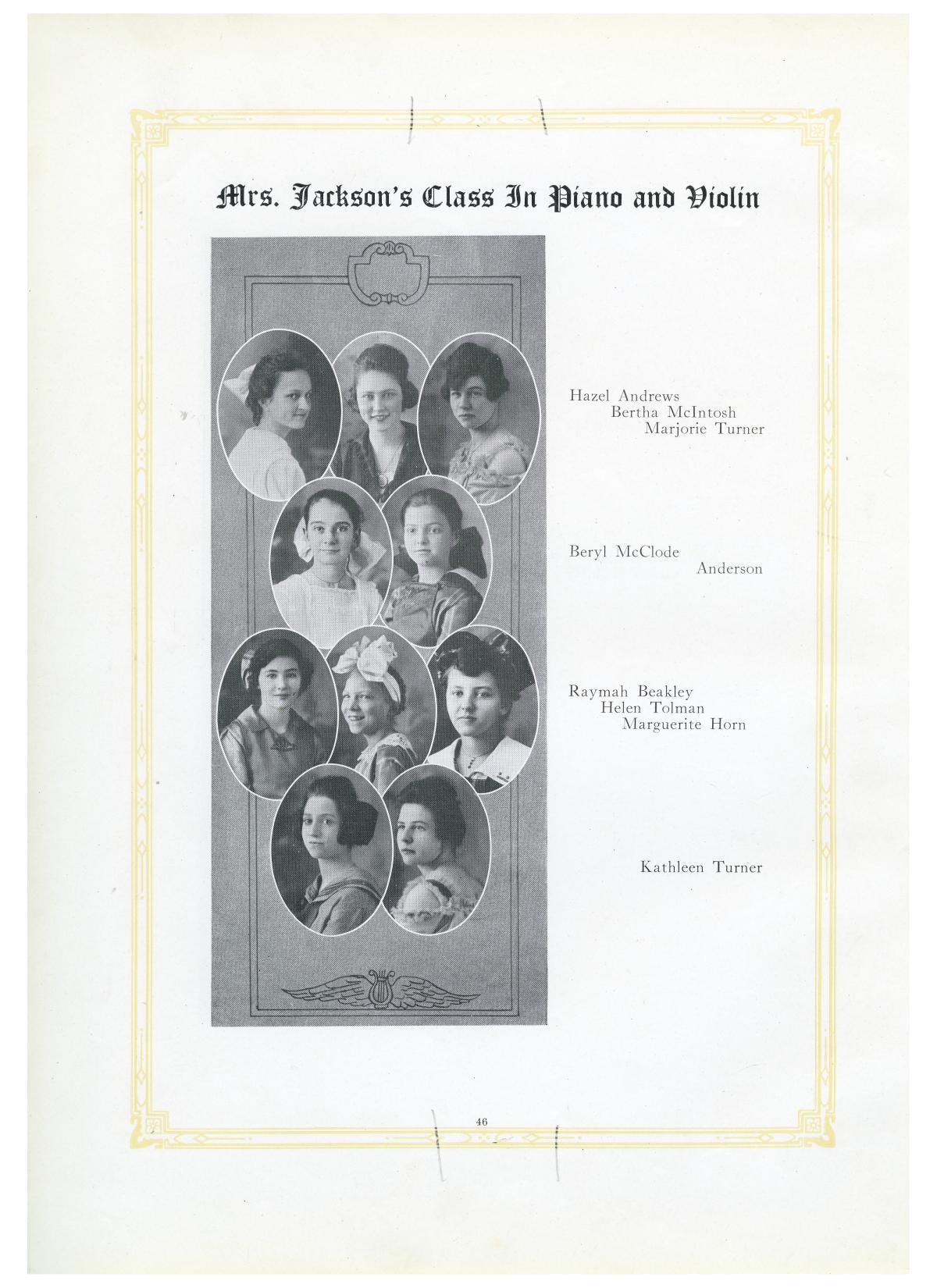 The Lasso, Yearbook of Howard Payne College, 1919
                                                
                                                    46
                                                