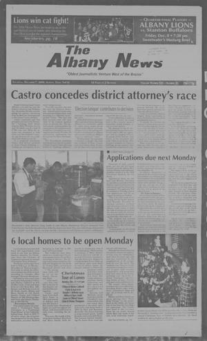 Primary view of object titled 'The Albany News (Albany, Tex.), Vol. 125, No. 28, Ed. 1 Thursday, December 7, 2000'.