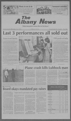 Primary view of object titled 'The Albany News (Albany, Tex.), Vol. 124, No. 4, Ed. 1 Thursday, June 24, 1999'.