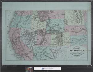 Primary view of object titled 'Williams' New Trans-Continental Map of the Pacific RR and Routes of Overland Travel'.