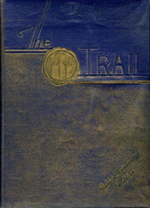 Primary view of object titled 'The Trail, Yearbook of Daniel Baker College, 1939'.