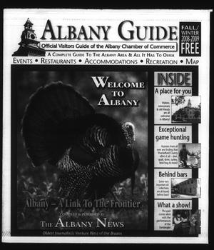 Primary view of object titled 'Albany Guide: Official Visitors Guide of the Albany Chamber of Commerce, Vol. 12, No. 2, Fall/Winter 2008-2009'.