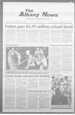 Primary view of object titled 'The Albany News (Albany, Tex.), Vol. 120, No. 15, Ed. 1 Thursday, September 14, 1995'.