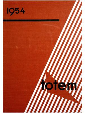 Primary view of object titled 'The Totem, Yearbook of McMurry College, 1954'.