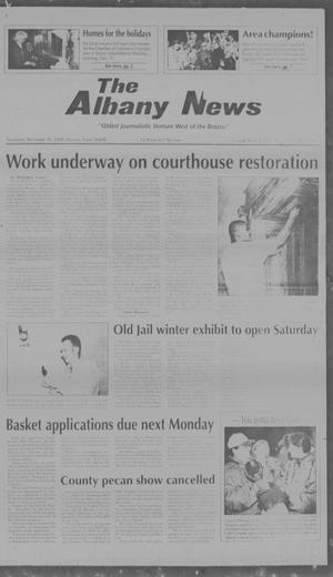 Primary view of object titled 'The Albany News (Albany, Tex.), Vol. 125, No. 27, Ed. 1 Thursday, November 30, 2000'.