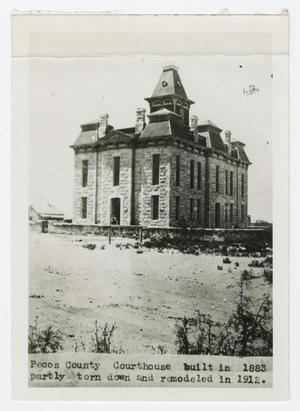 Primary view of object titled '[Courthouse, Jail, and Zero Stone Photograph #2]'.