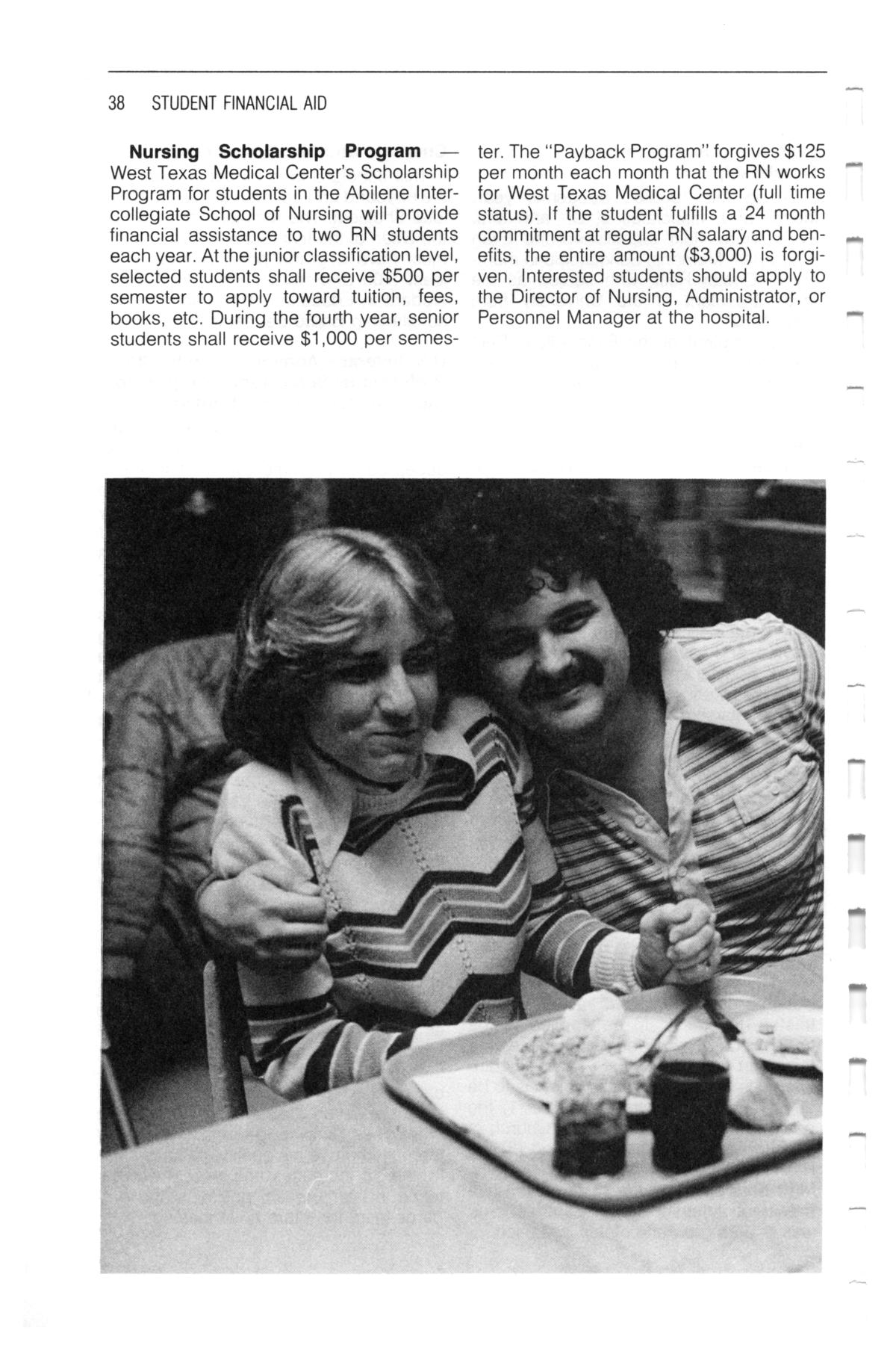 Catalog of Hardin-Simmons University, 1985-1986 Undergraduate Bulletin
                                                
                                                    38
                                                