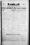 Newspaper: The Rambler (Fort Worth, Tex.), Vol. 18, No. 3, Ed. 1 Wednesday, Nove…
