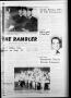 Thumbnail image of item number 1 in: 'The Rambler (Fort Worth, Tex.), Vol. 40, No. 3, Ed. 1 Tuesday, September 27, 1966'.