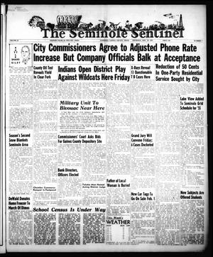 Primary view of object titled 'The Seminole Sentinel (Seminole, Tex.), Vol. 48, No. 7, Ed. 1 Thursday, January 13, 1955'.