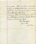 Thumbnail image of item number 3 in: '[Letter from I. G. Vore to J. W. Denver, November 16, 1882]'.