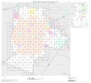 Primary view of object titled '2000 Census County Subdivison Block Map: San Antonio CCD, Texas, Index'.