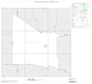 Primary view of object titled '2000 Census County Subdivison Block Map: Crowell CCD, Texas, Index'.