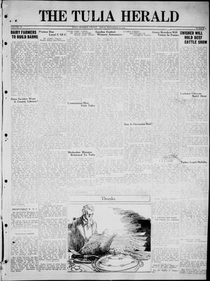 Primary view of object titled 'The Tulia Herald (Tulia, Tex), Vol. 19, No. 48, Ed. 1, Thursday, November 29, 1928'.