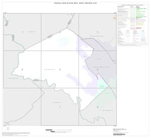 Primary view of object titled '2000 Census County Subdivison Block Map: West Brazos CCD, Texas, Index'.