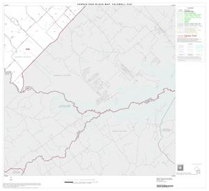 Primary view of object titled '2000 Census County Subdivison Block Map: Caldwell CCD, Texas, Block 6'.