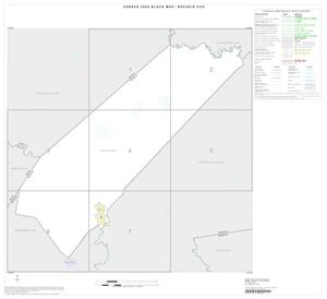 Primary view of object titled '2000 Census County Subdivison Block Map: Refugio CCD, Texas, Index'.