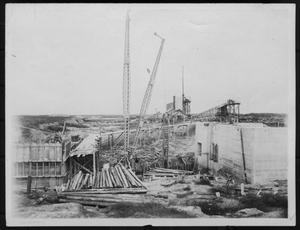 Primary view of object titled '[Guard Lock in Sabine-Neches Canal, Texas.]'.