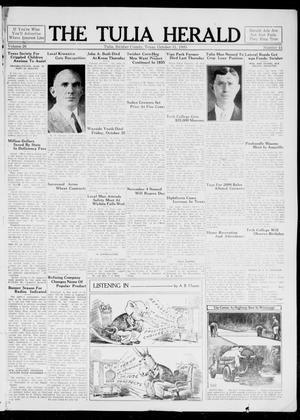 Primary view of The Tulia Herald (Tulia, Tex), Vol. 26, No. 44, Ed. 1, Thursday, October 31, 1935