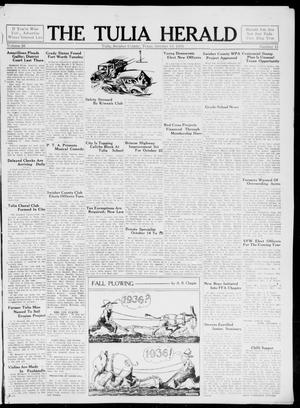 Primary view of The Tulia Herald (Tulia, Tex), Vol. 26, No. 41, Ed. 1, Thursday, October 10, 1935