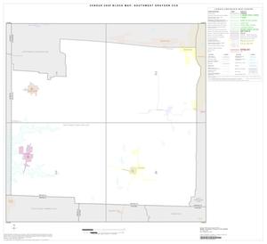 Primary view of object titled '2000 Census County Subdivison Block Map: Southwest Grayson CCD, Texas, Index'.
