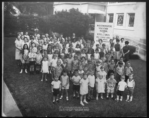 Primary view of object titled '[1967 vacation bible school class]'.