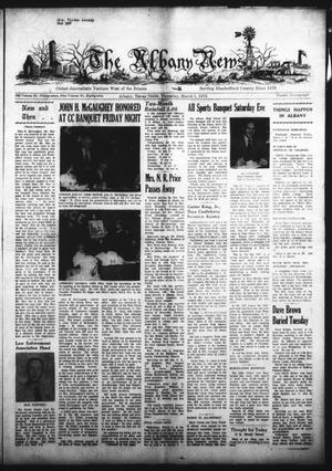 Primary view of object titled 'The Albany News (Albany, Tex.), Vol. 89, No. 28, Ed. 1 Thursday, March 1, 1973'.