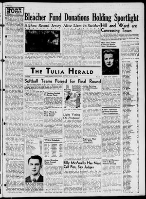 Primary view of object titled 'The Tulia Herald (Tulia, Tex), Vol. 38, No. 35, Ed. 1, Thursday, August 28, 1947'.