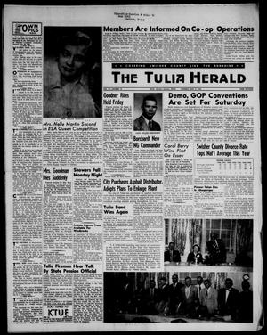 Primary view of object titled 'The Tulia Herald (Tulia, Tex), Vol. 47, No. 18, Ed. 1, Thursday, May 3, 1956'.