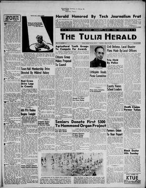 Primary view of object titled 'The Tulia Herald (Tulia, Tex), Vol. 47, No. 15, Ed. 1, Thursday, April 12, 1956'.