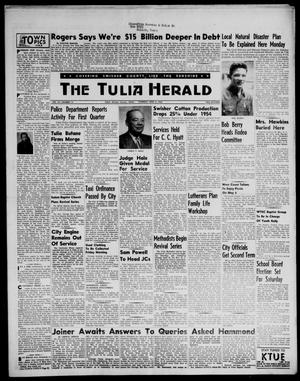 Primary view of object titled 'The Tulia Herald (Tulia, Tex), Vol. 47, No. 14, Ed. 1, Thursday, April 5, 1956'.