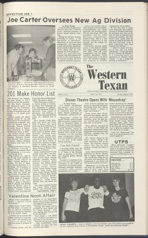 Primary view of object titled 'The Western Texan (Snyder, Tex.), Vol. 6, No. 8, Ed. 1 Thursday, February 3, 1977'.