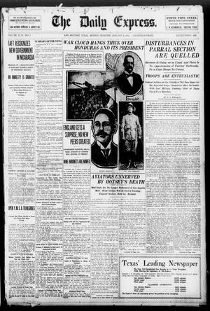 Primary view of object titled 'The Daily Express. (San Antonio, Tex.), Vol. 46, No. 2, Ed. 1 Monday, January 2, 1911'.