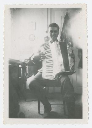 Primary view of object titled '[Man with Accordion]'.