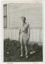 Photograph: [Homer Petross in Front of His Home]