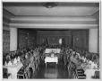Photograph: Large Banquet Hall Filled with Men