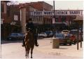 Photograph: Mounted Policeman at Fort Worth Stock Yards