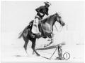 Photograph: Monte Foreman on a Jumping Horse
