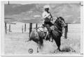 Photograph: [Photograph of Monte Foreman on Horseback]