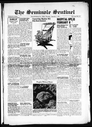 Primary view of object titled 'The Seminole Sentinel (Seminole, Tex.), Vol. 32, No. 51, Ed. 1 Thursday, February 1, 1940'.