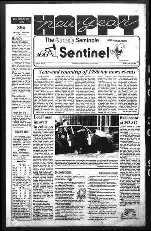 Primary view of object titled 'The Seminole Sentinel (Seminole, Tex.), Vol. 84, No. 18, Ed. 1 Sunday, December 30, 1990'.