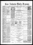 Thumbnail image of item number 1 in: 'San Antonio Daily Express. (San Antonio, Tex.), Vol. 9, No. 220, Ed. 1 Wednesday, October 13, 1875'.